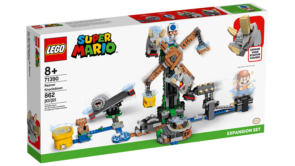 Super mario lego expansion set sale instructions